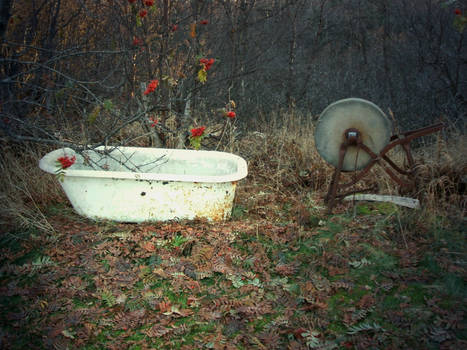 outside tub