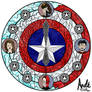 Captain America Mosaic symbol