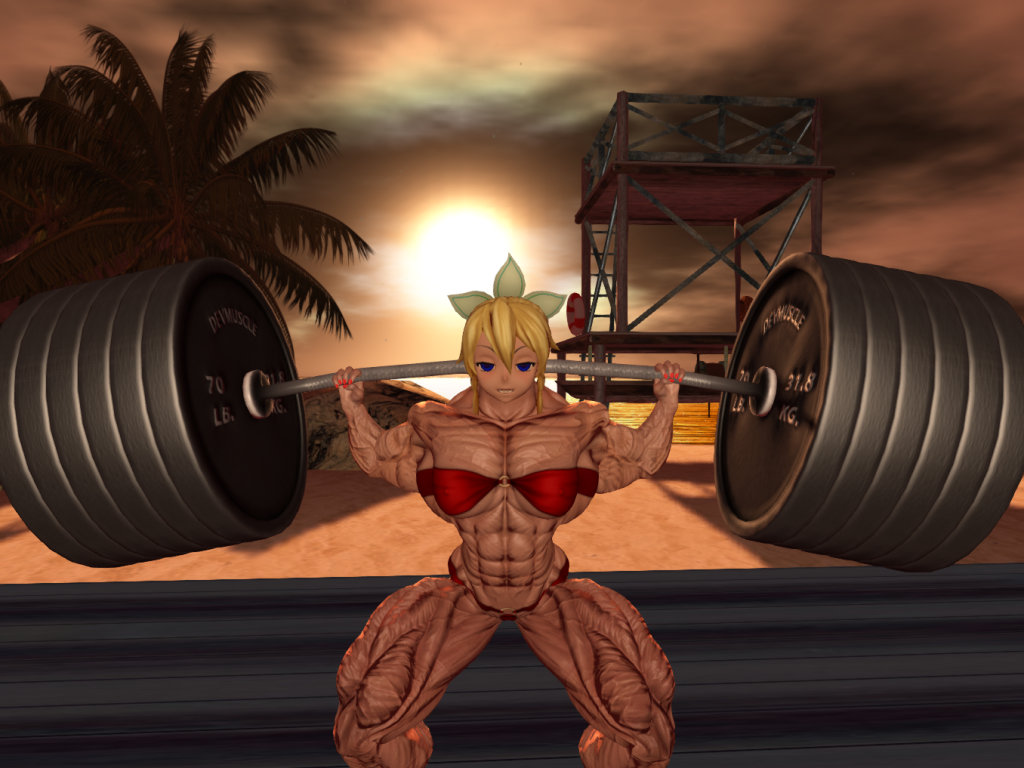 Sunset Muscle Melodie 15 In Secondlife By Girl 