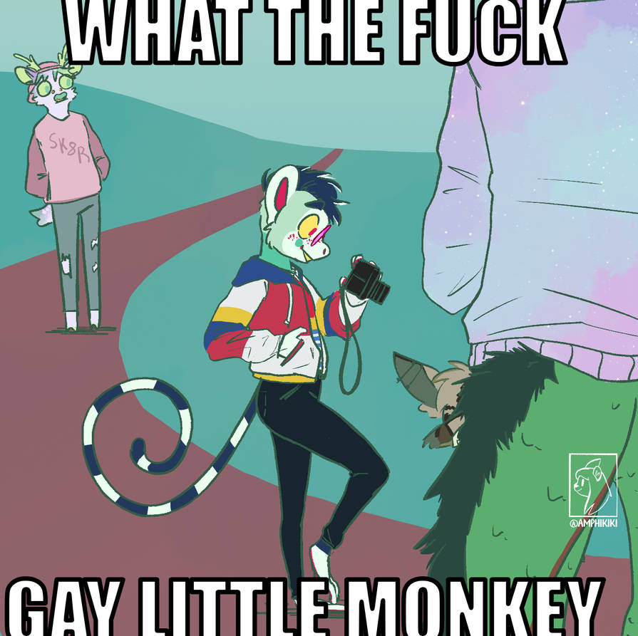 Artfight 2022 gay Little Monkey by Amphikiki on DeviantArt