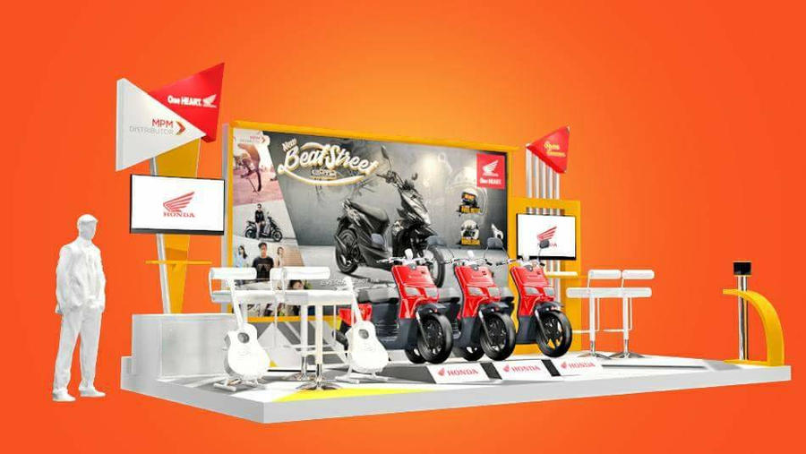 Motorcycle Rally Booth Ideas Honda Motor Booth Design by OrangeID on DeviantArt
