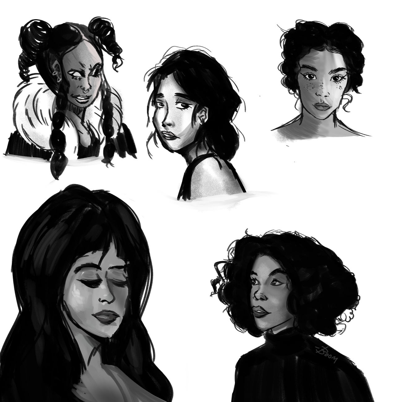 Semi Realism Sketches 1 By BOOMERAK3 On DeviantArt semi-realism-sketches-1-by-boomerak3-on-deviantart