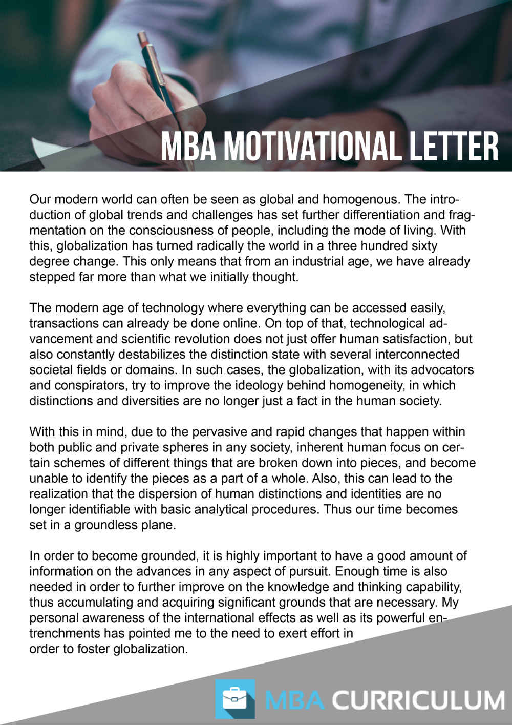 mba admission letter sample