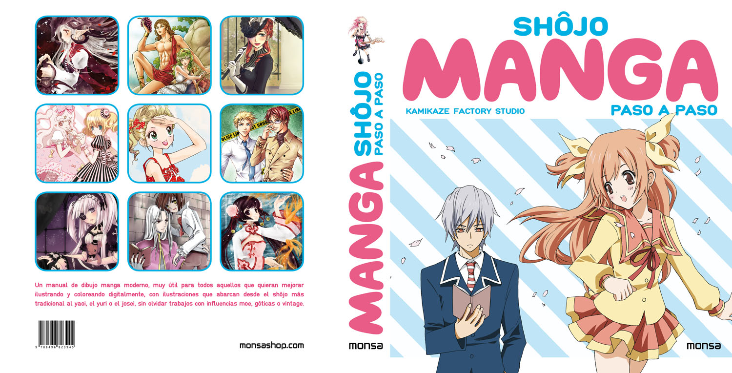 SHOJO MANGA PASO A PASO Cover by Atzur