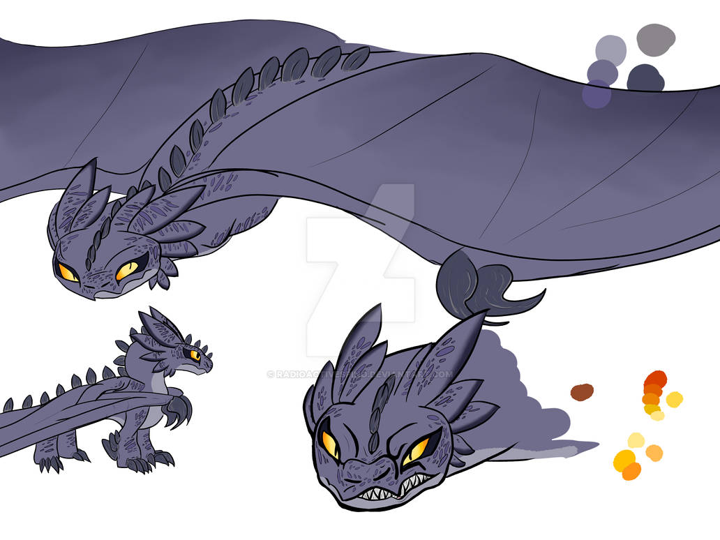 Lightfury (based on og concept art) by Radioactivespino on DeviantArt