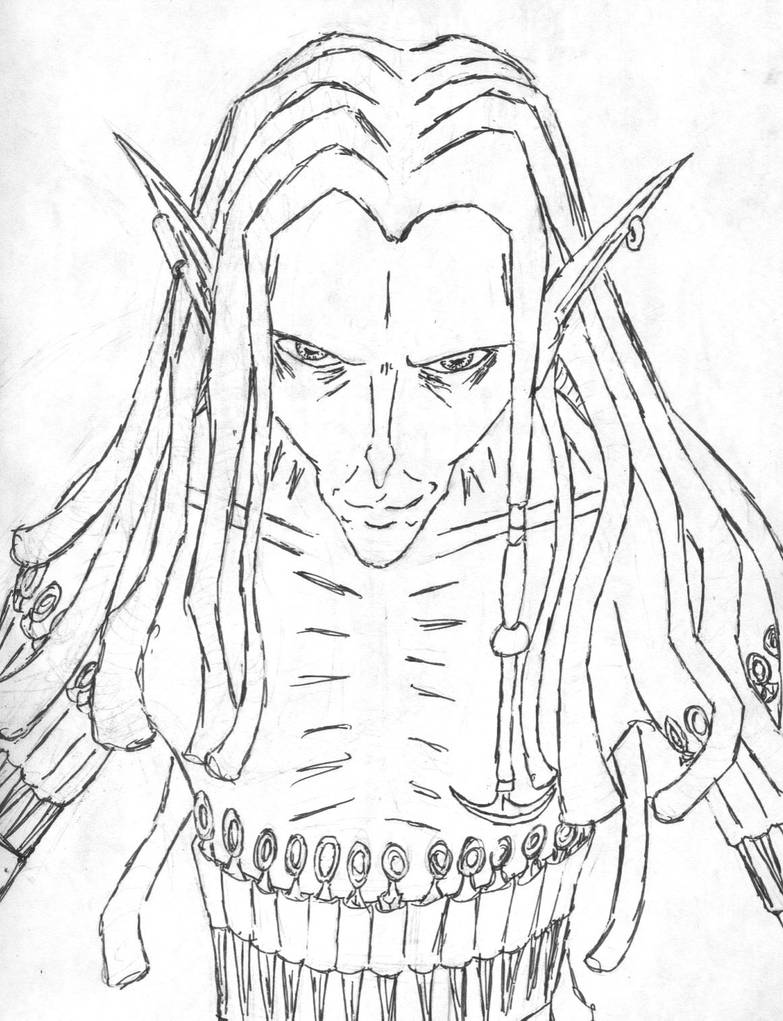 Dark Elf 2 by fregius on DeviantArt