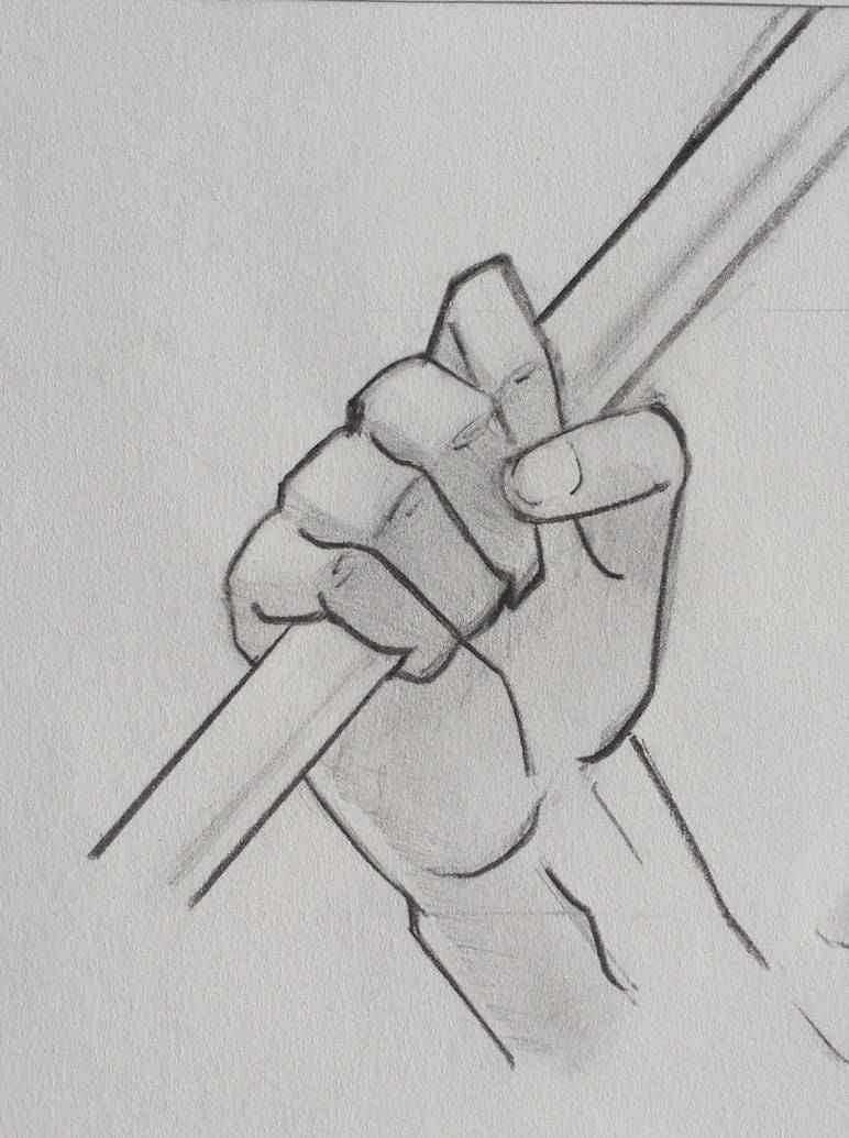 Basic Drawing of Hand Grasping a Pole by Aostrurn on DeviantArt