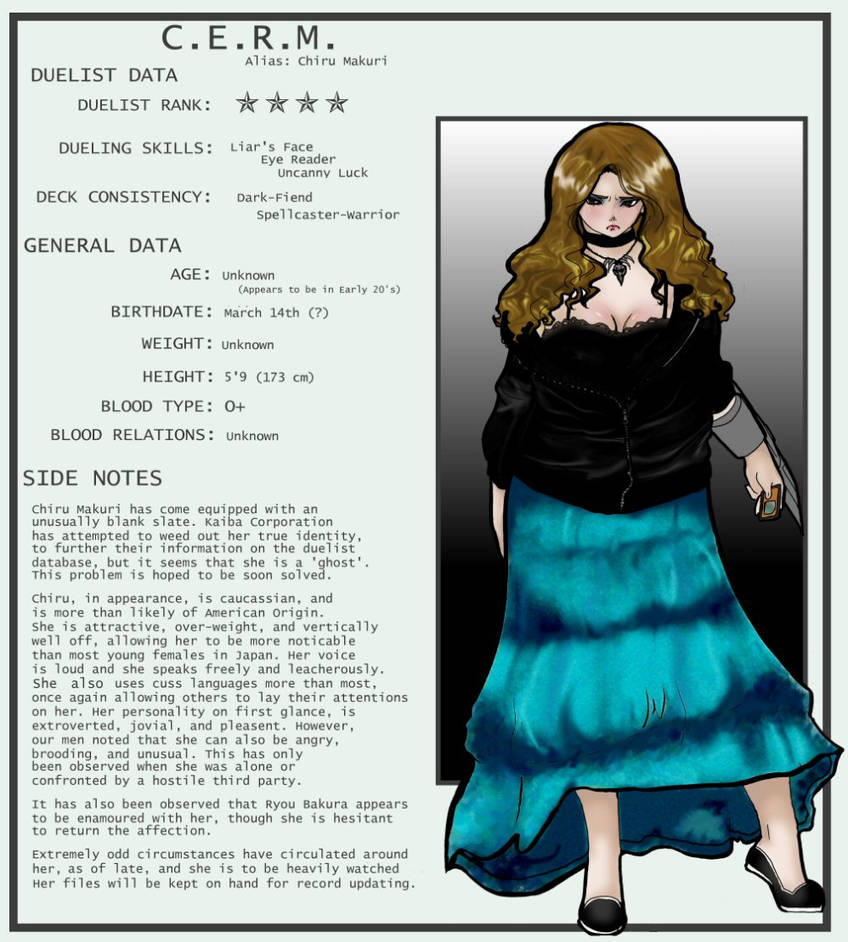 Chirui ID Card by ygogals on DeviantArt