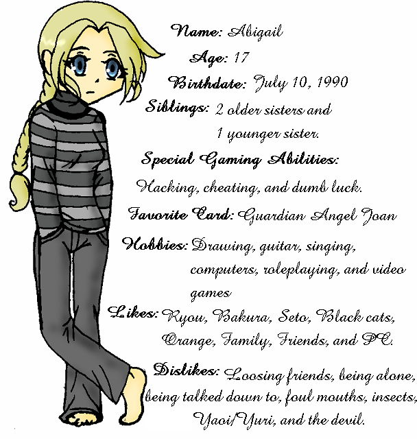 Abigail ID card by ygogals on DeviantArt