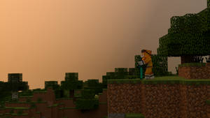 Tails Minecraft wallpaper