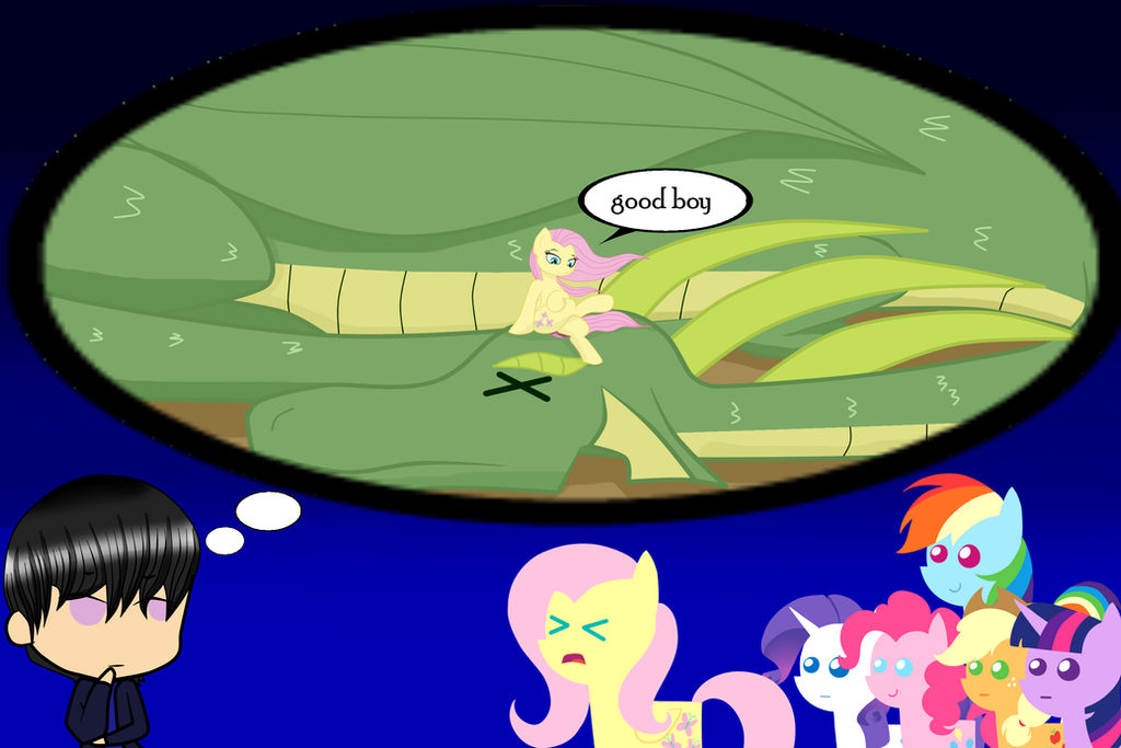 Fluttershy dragon tamer??