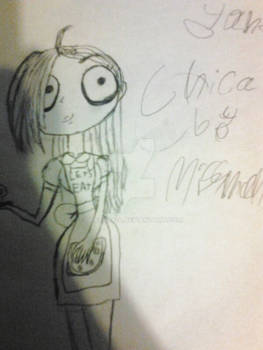 Chica Tim Burton Style