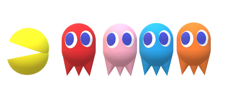 Pac-Man 3D by NerminaGagula on DeviantArt