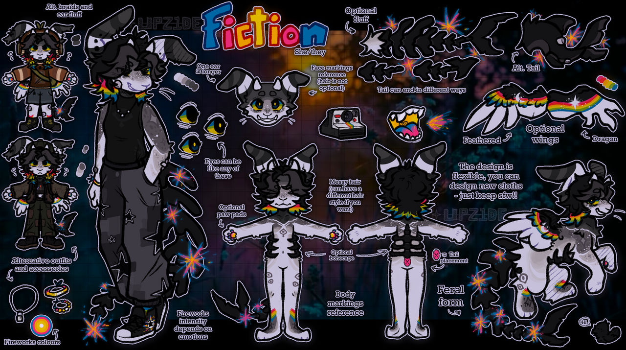Deviantart Fiction Fiction 2025 ref!! by upz1de on DeviantArt