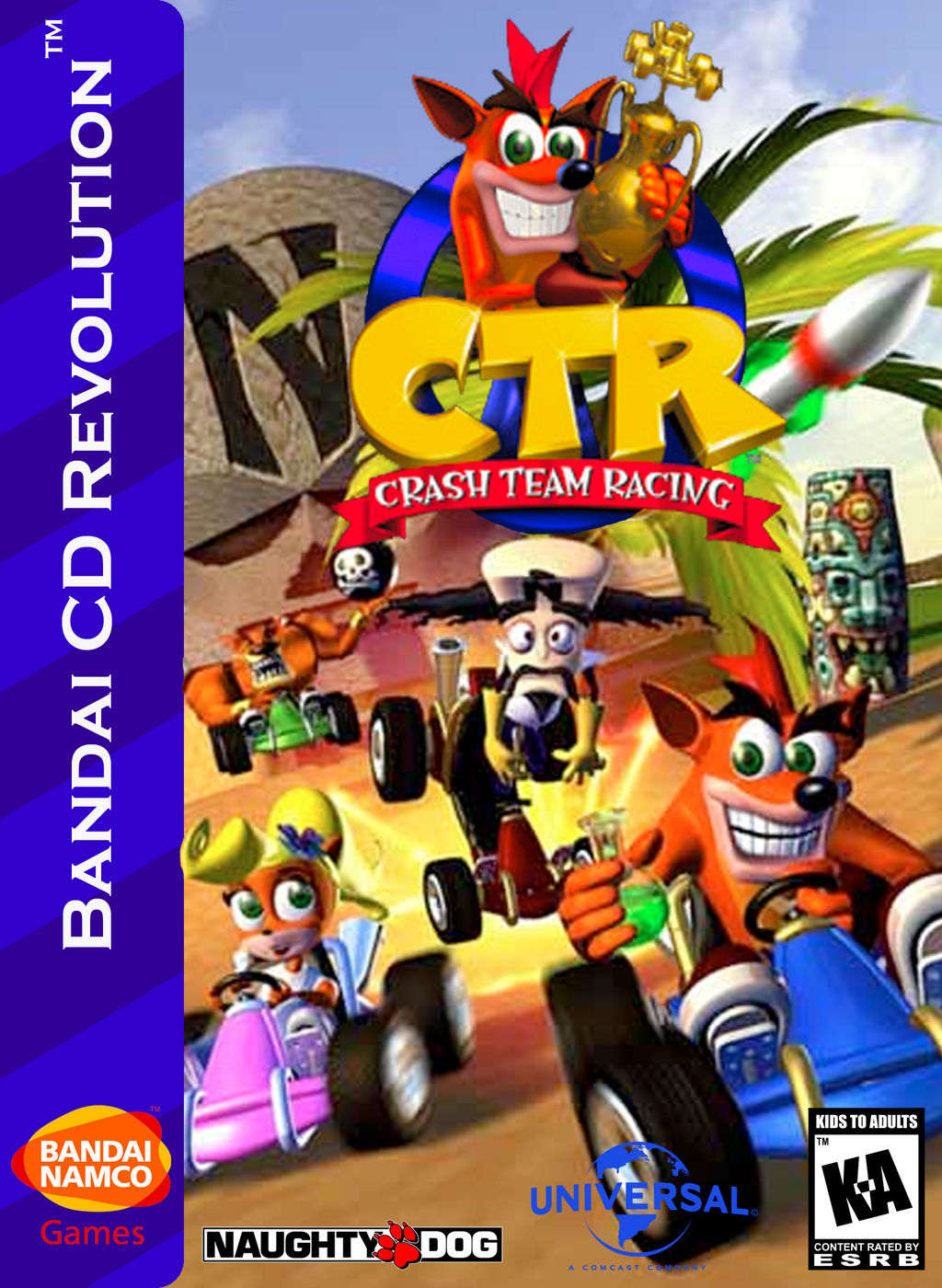Crash Team Racing Box Art by ArtChanXV on DeviantArt