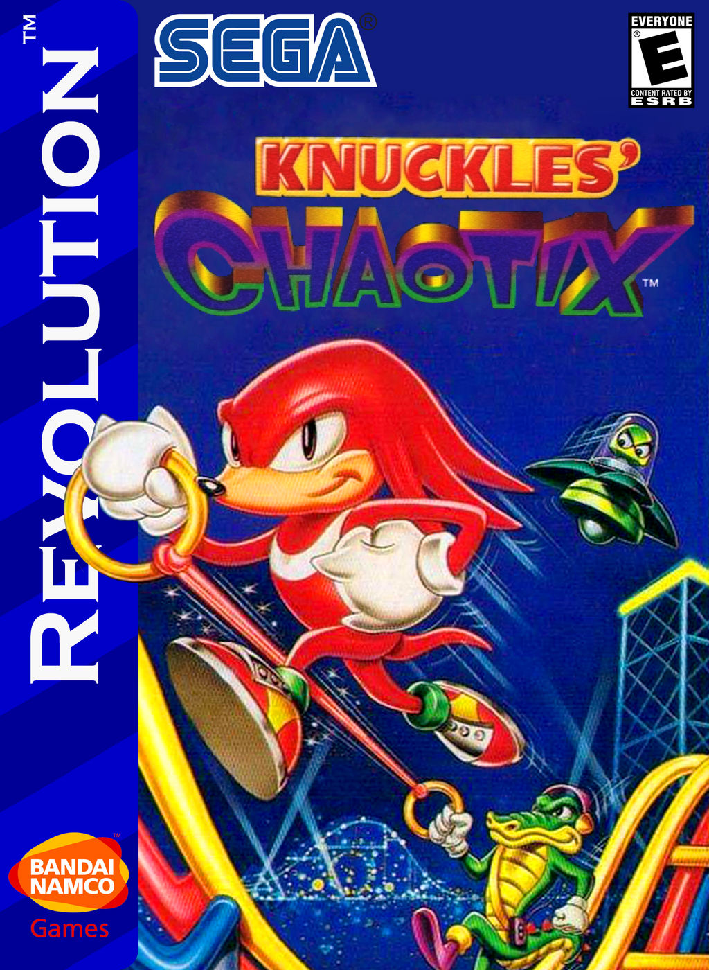 Knuckles Chaotix Box Art