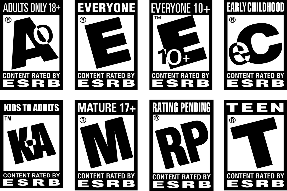 Old School ESRB Ratings by ArtChanXV on DeviantArt
