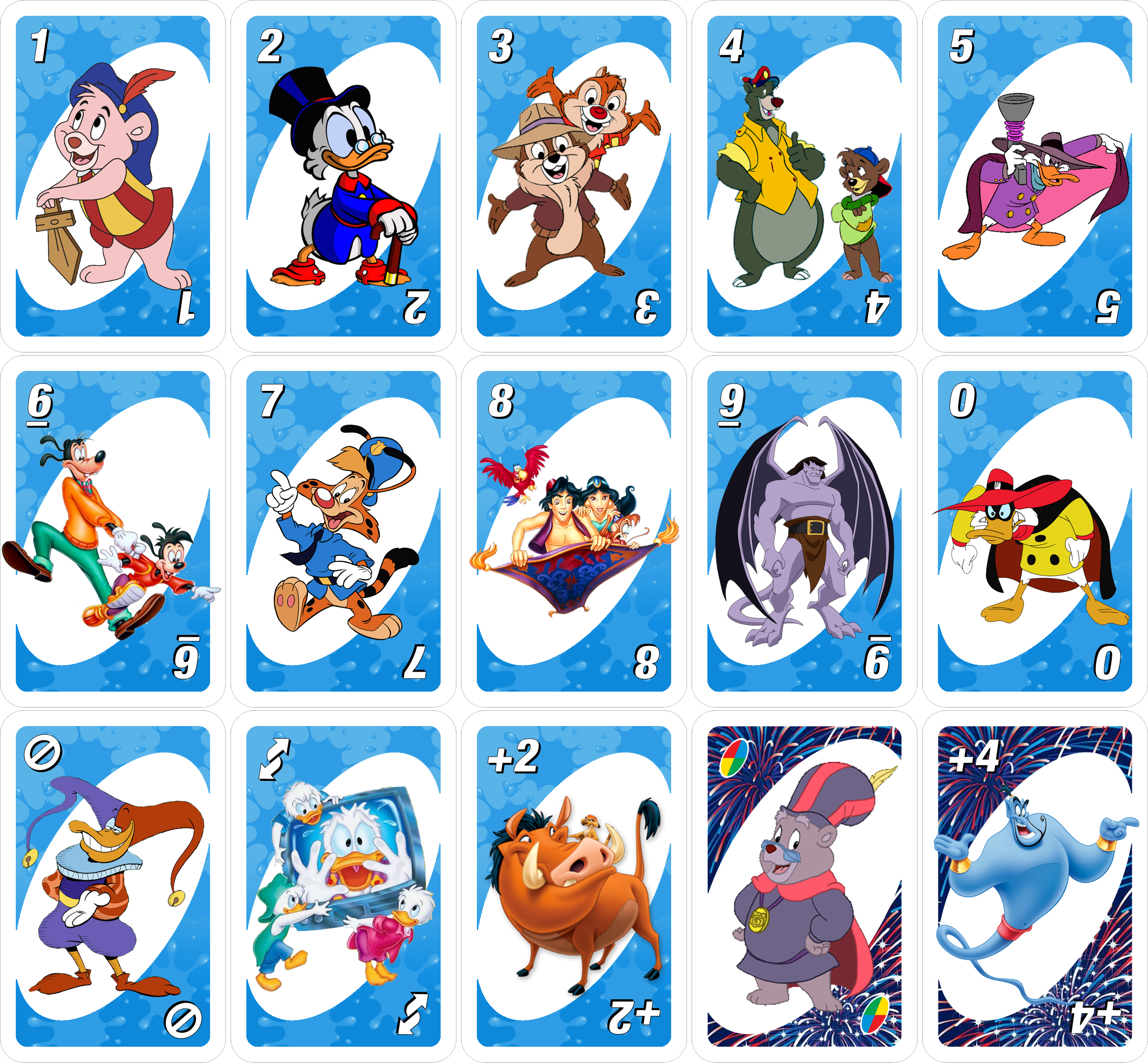 Disney Afternoon Uno Cards 4 By Artchanxv On Deviantart Disney Afternoon Uno Cards 4 By Artchanxv On Deviantart