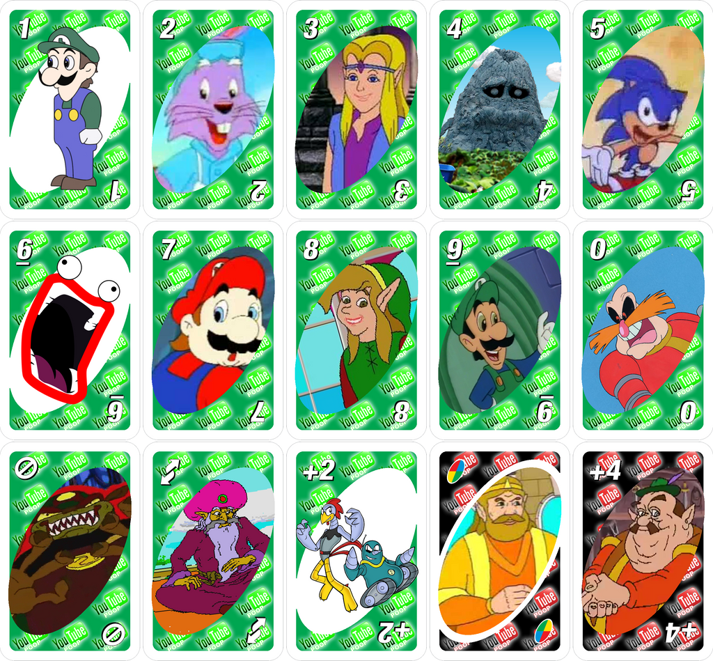 Uno Reverse Poop YouTube Poop Uno Cards 3 by ArtChanXV on DeviantArt