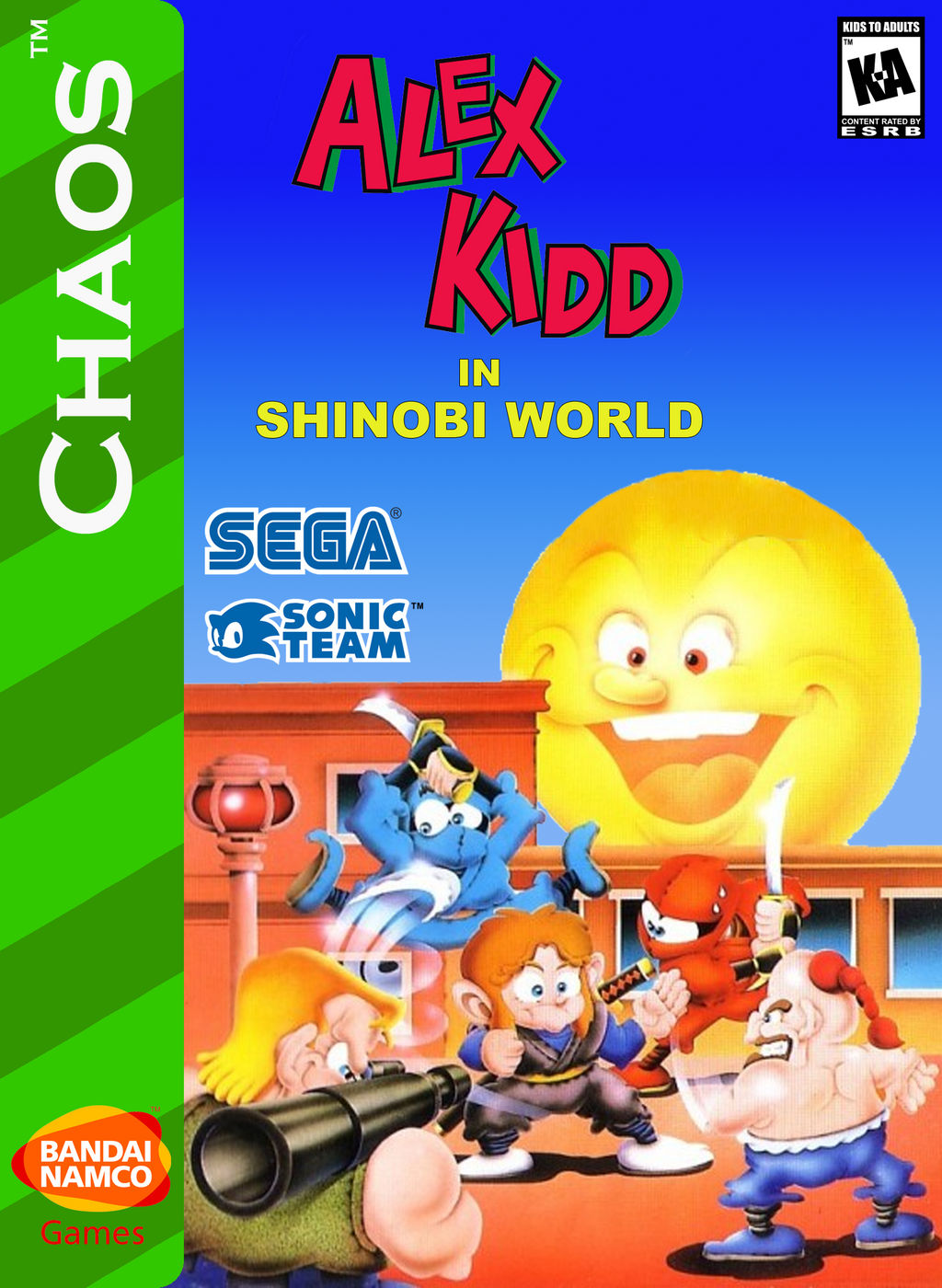 Alex Kidd in Shinobi World Box Art 1 by ArtChanXV on DeviantArt