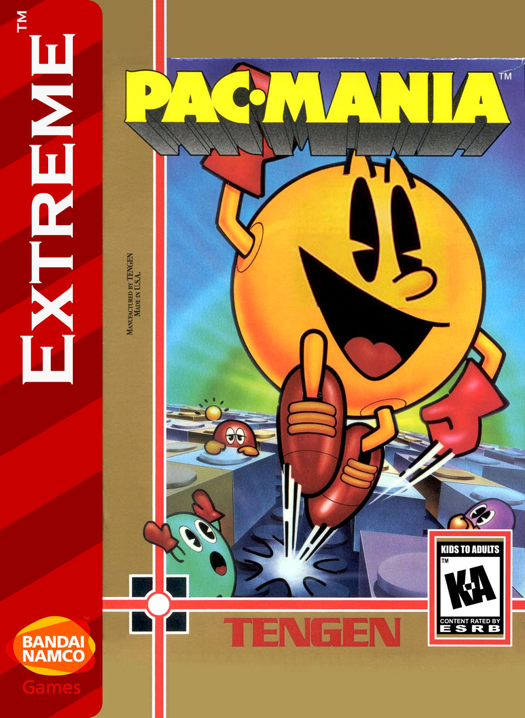 Pacmania Style Pac-Mania Box Art 1 by ArtChanXV on DeviantArt