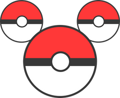 Mickey Mouse Ears Pokeball Fashion