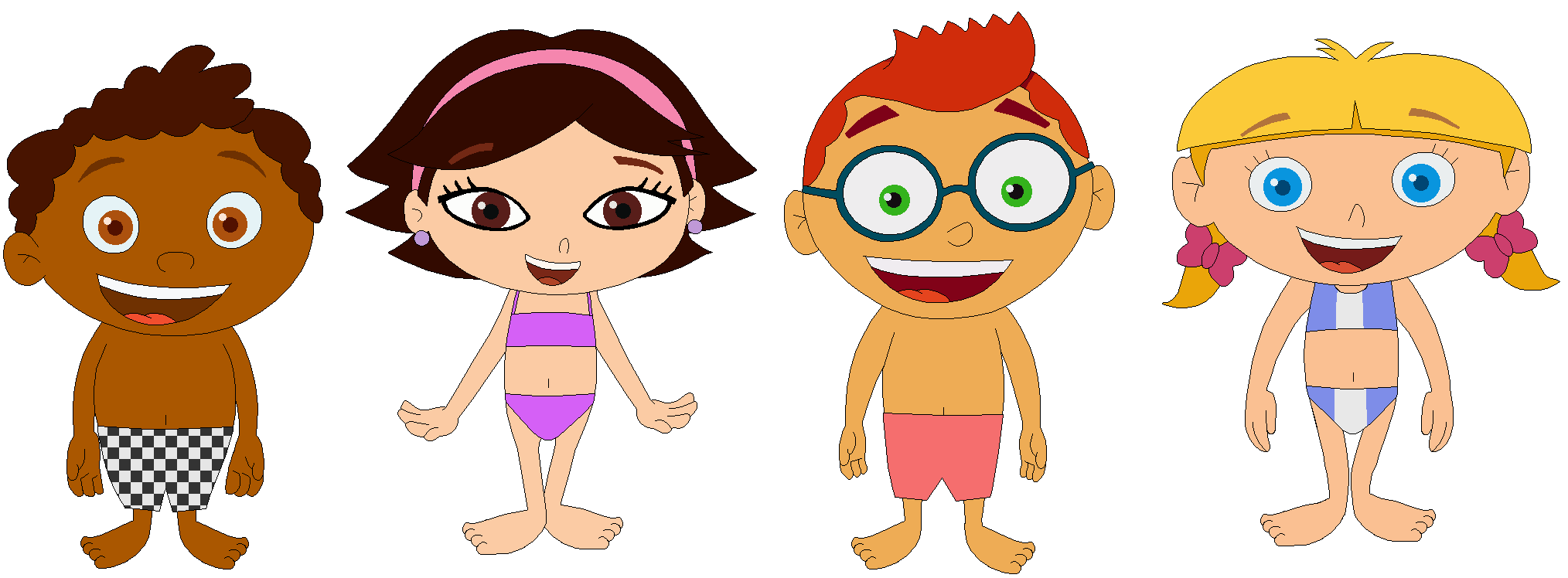 Little Einsteins Characters In Swimsuits By Artchanxv On Deviantart