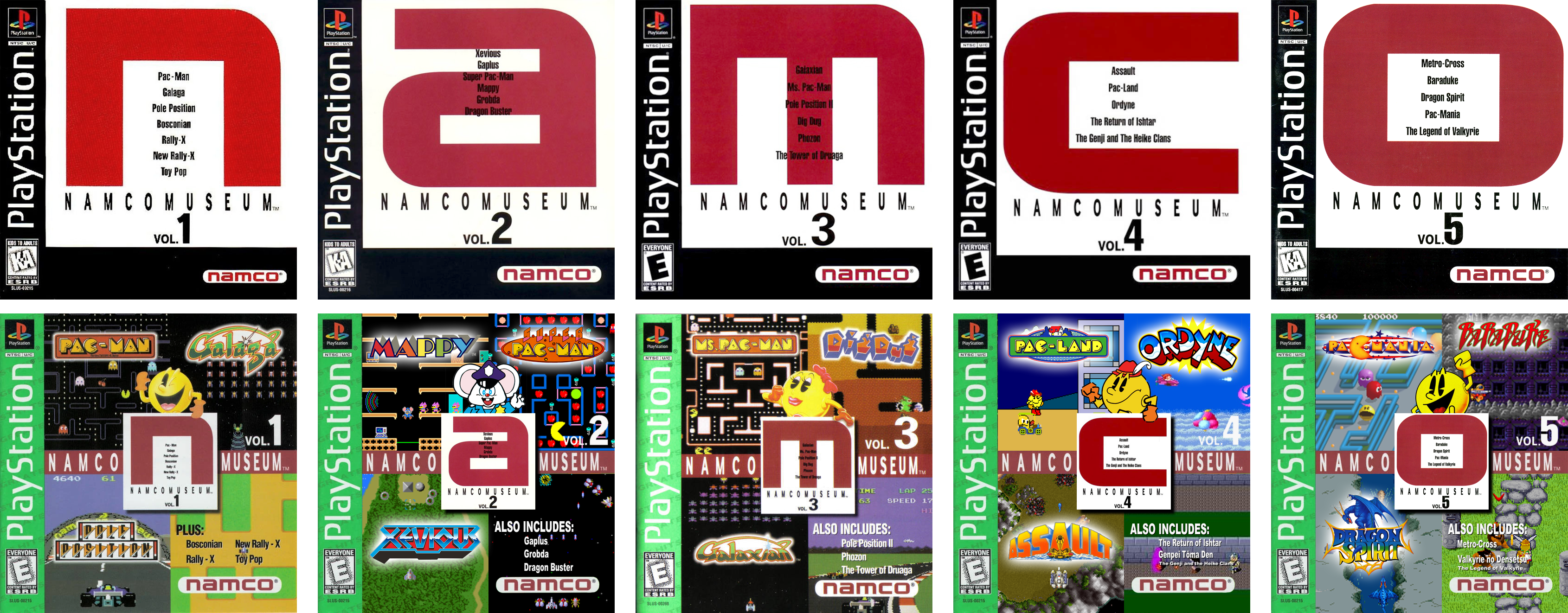 Namco museum playstation shop 1