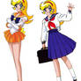 Honey Cosplaying as Sailor Venus