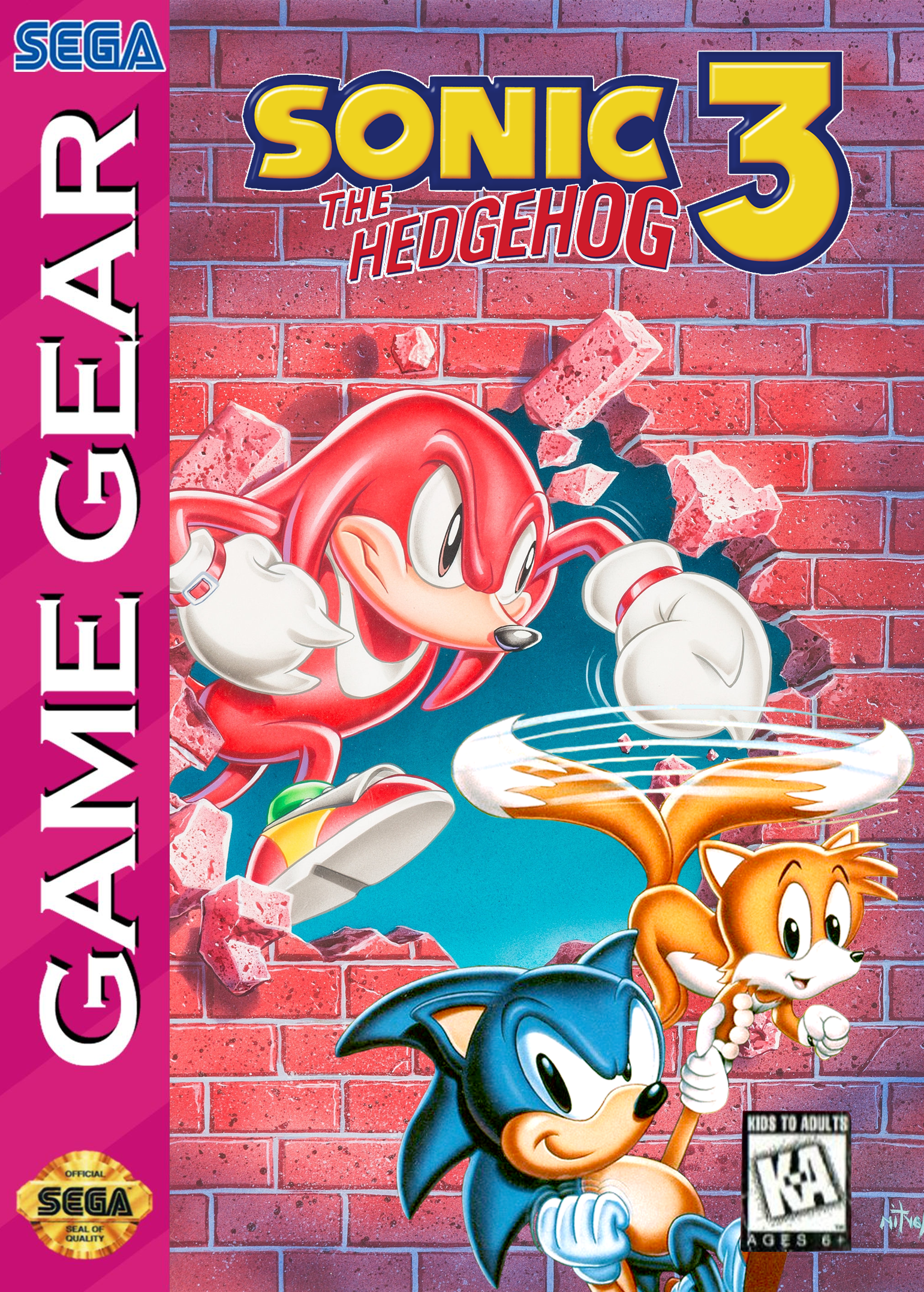 Sonic The Hedgehog 3 1993 Box art by ClassicSonicSatAm on DeviantArt