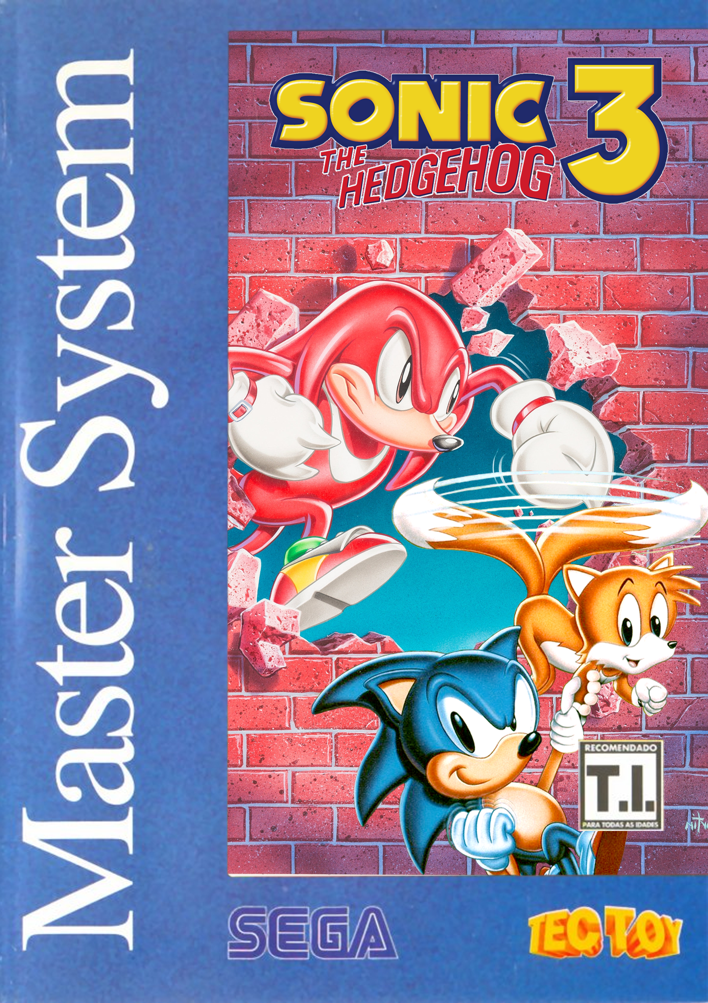 Sonic The Hedgehog 2 (Master System) - TecToy