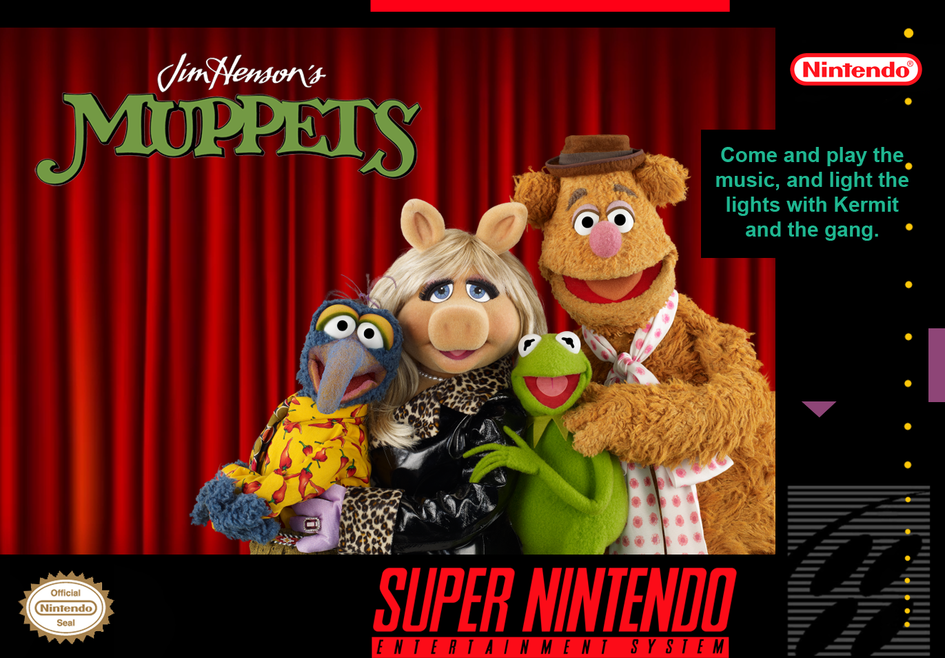 The Muppets Super NES Box Art by ArtChanXV on DeviantArt