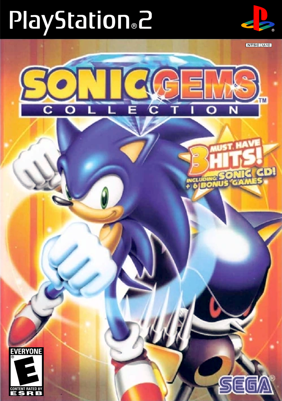 Sonic Gems Collection US PS2 Box Art by ArtChanXV on DeviantArt