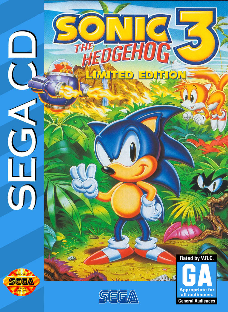 Sonic 3 Limited Edition Sega CD Box Art by ArtChanXV on DeviantArt