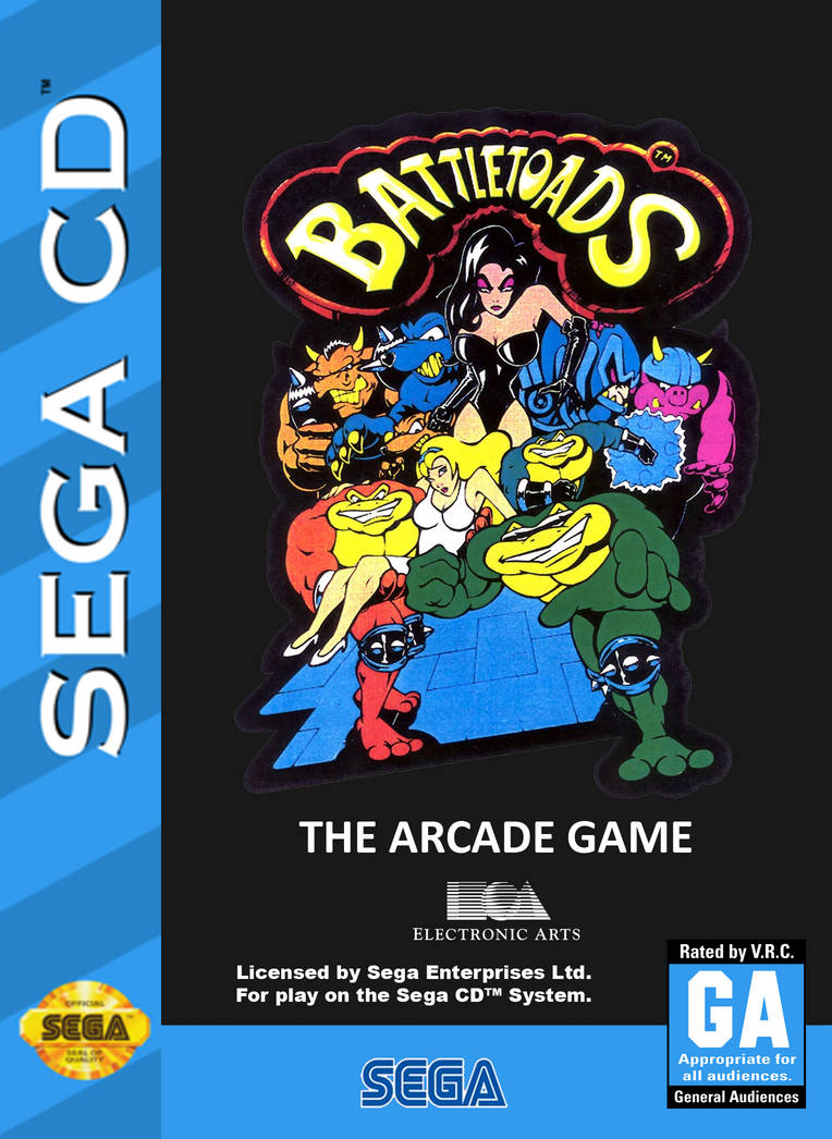 Battletoads Arcade Sega CD Box Art by ArtChanXV on DeviantArt