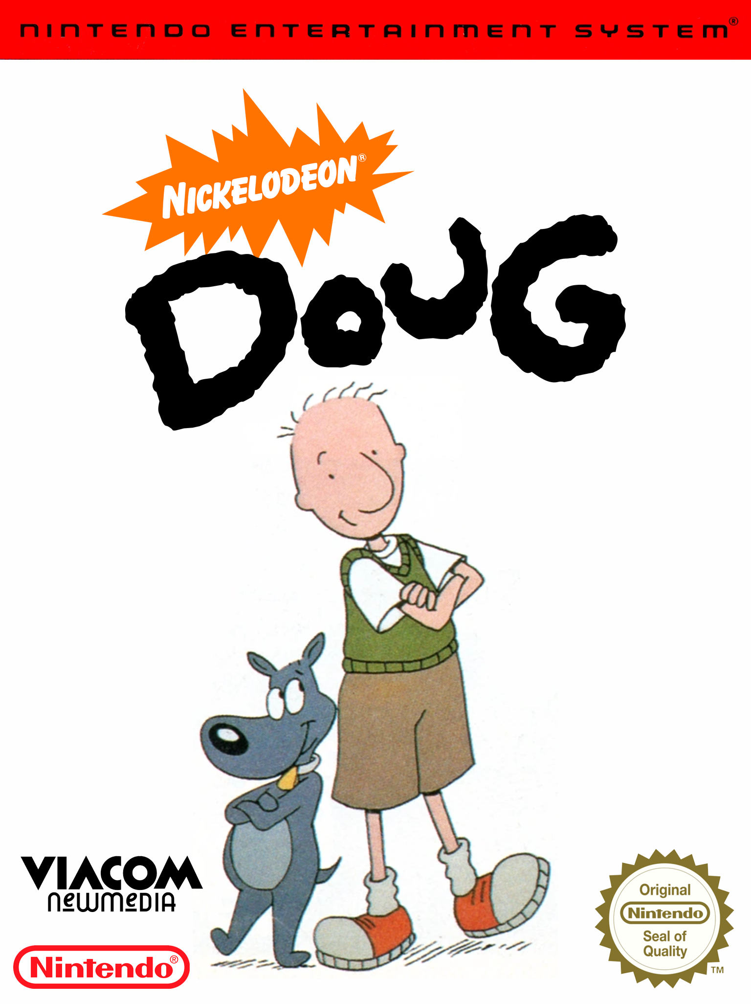 Doug Game Pc Doug NES Box Art by ArtChanXV on DeviantArt