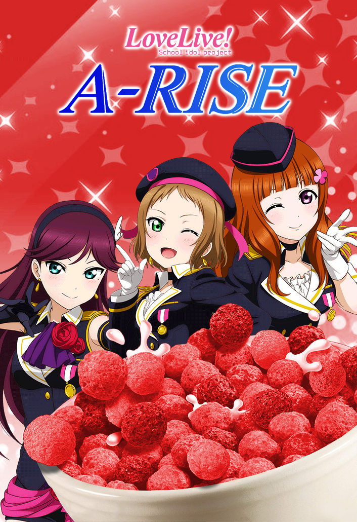 Love Live A-RISE Cereal by ArtChanXV on DeviantArt
