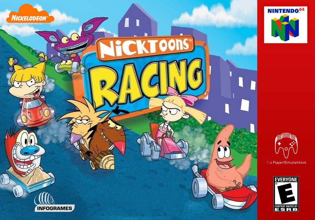 Nicktoons Racing N64 Box Art by ArtChanXV on DeviantArt