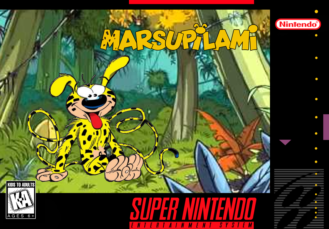 Marsupilami SNES Box Art by ArtChanXV on DeviantArt
