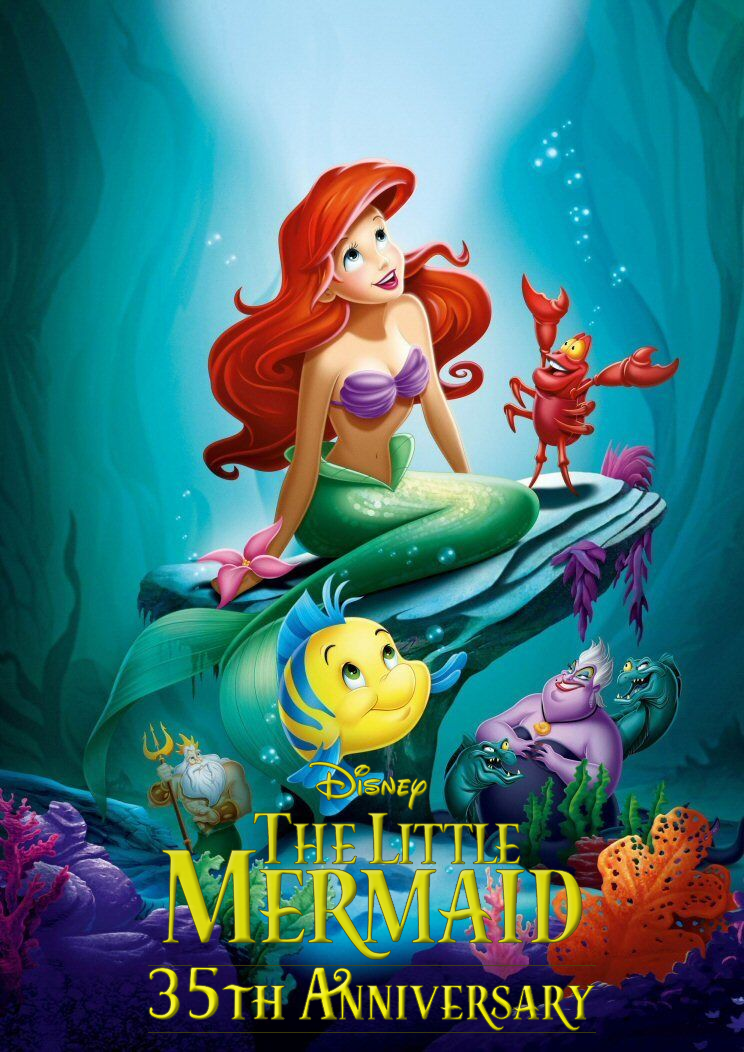 The Little Mermaid 35th Anniversary by ArtChanXV on DeviantArt