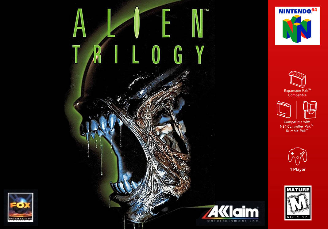 Alien Trilogy N64 Box Art by ArtChanXV on DeviantArt