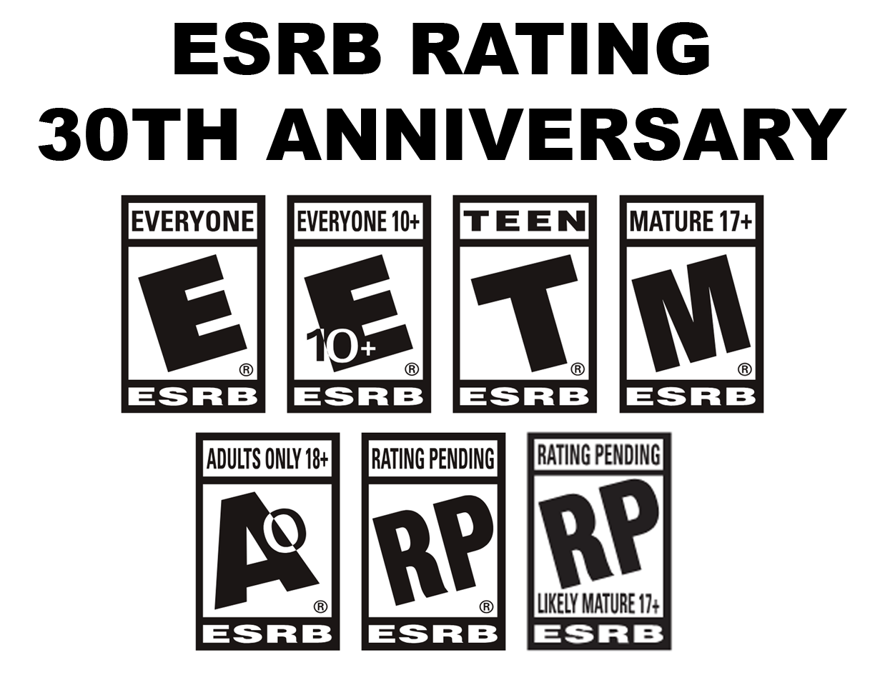 ESRB Rating 30th Anniversary by ArtChanXV on DeviantArt
