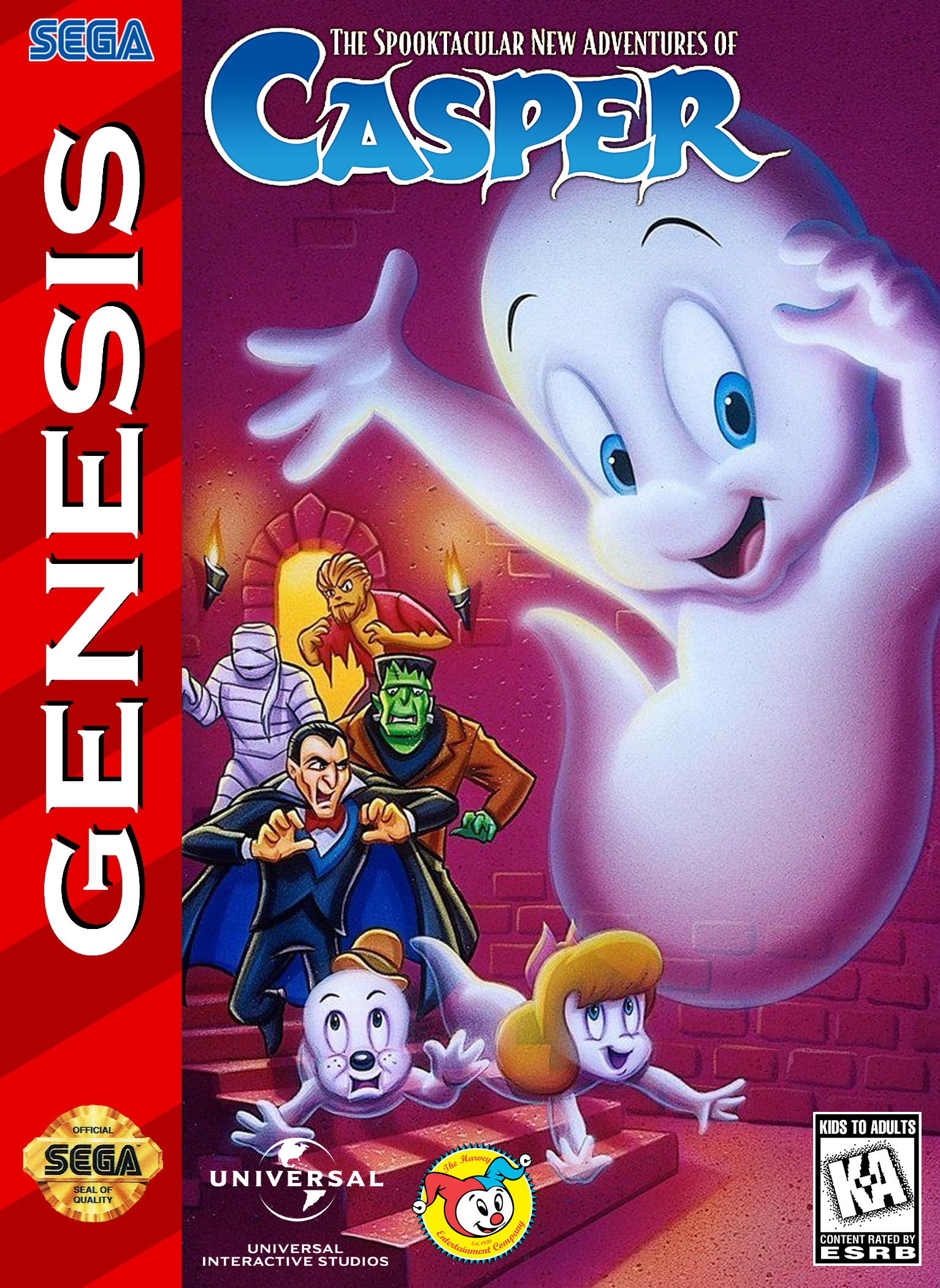 Casper Evolution Casper Series Genesis Box Art by ArtChanXV on DeviantArt