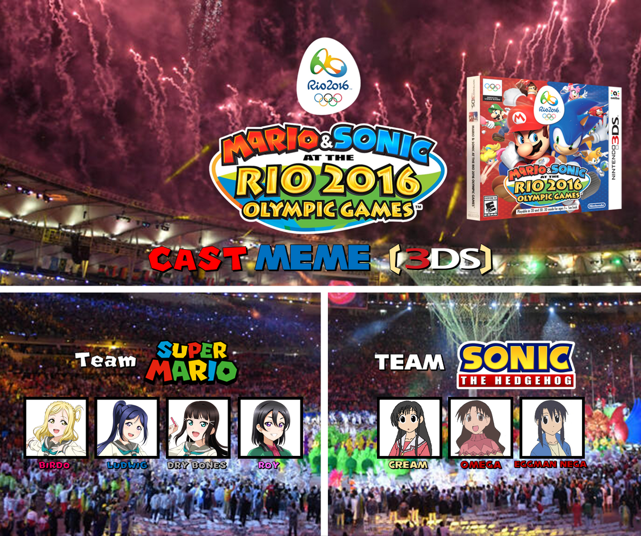 Go Rio Meme My MaSatOG Rio 2016 Game Cast Meme Pt. 2 by ArtChanXV on DeviantArt
