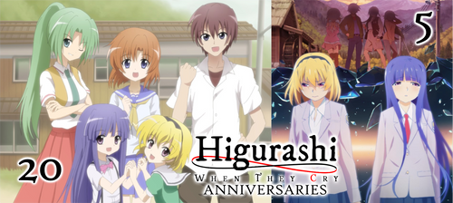 Higurashi When They Cry Anniversaries