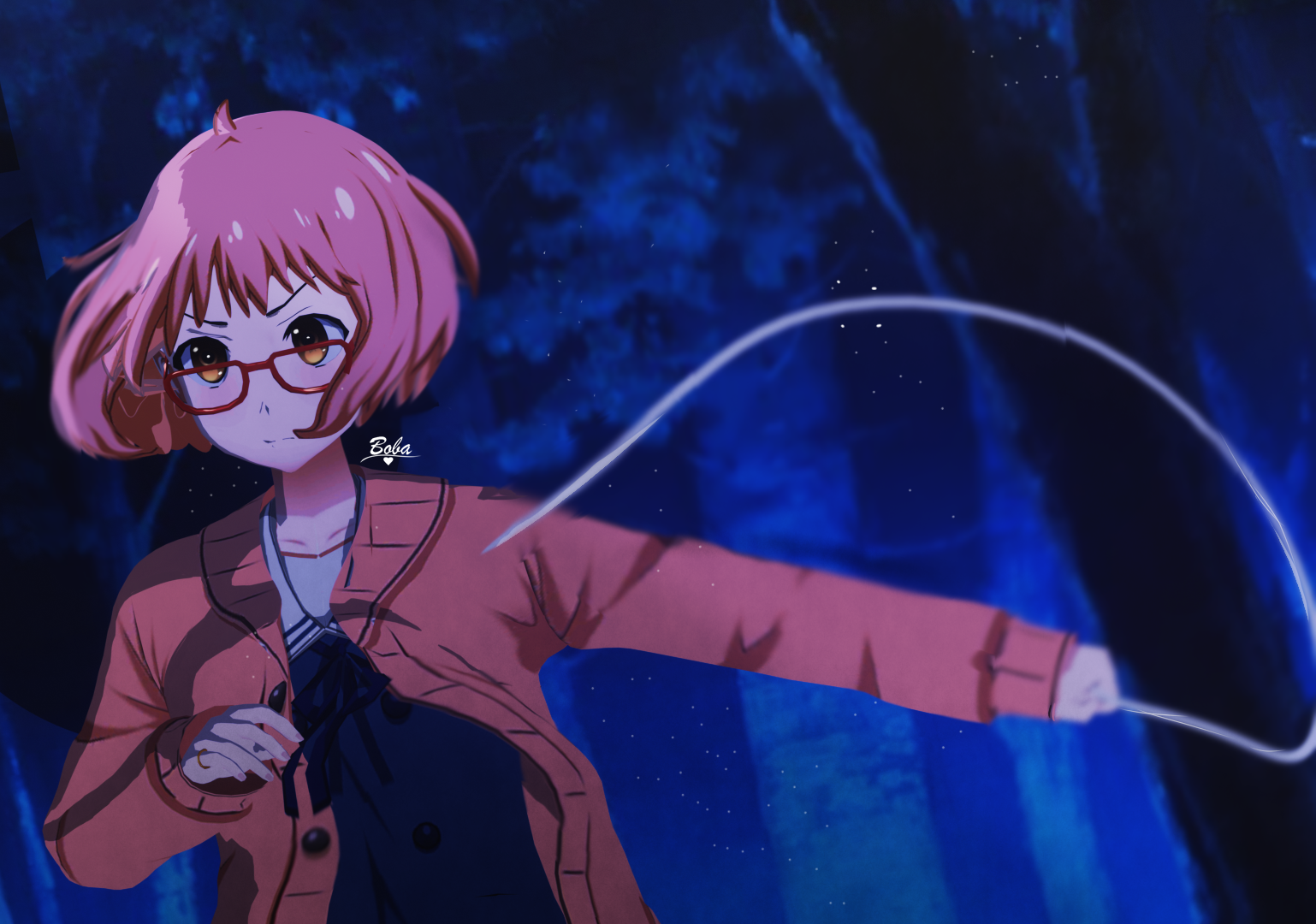 Mirai Kuriyama from Beyond the Boundary by Yangspirit on DeviantArt