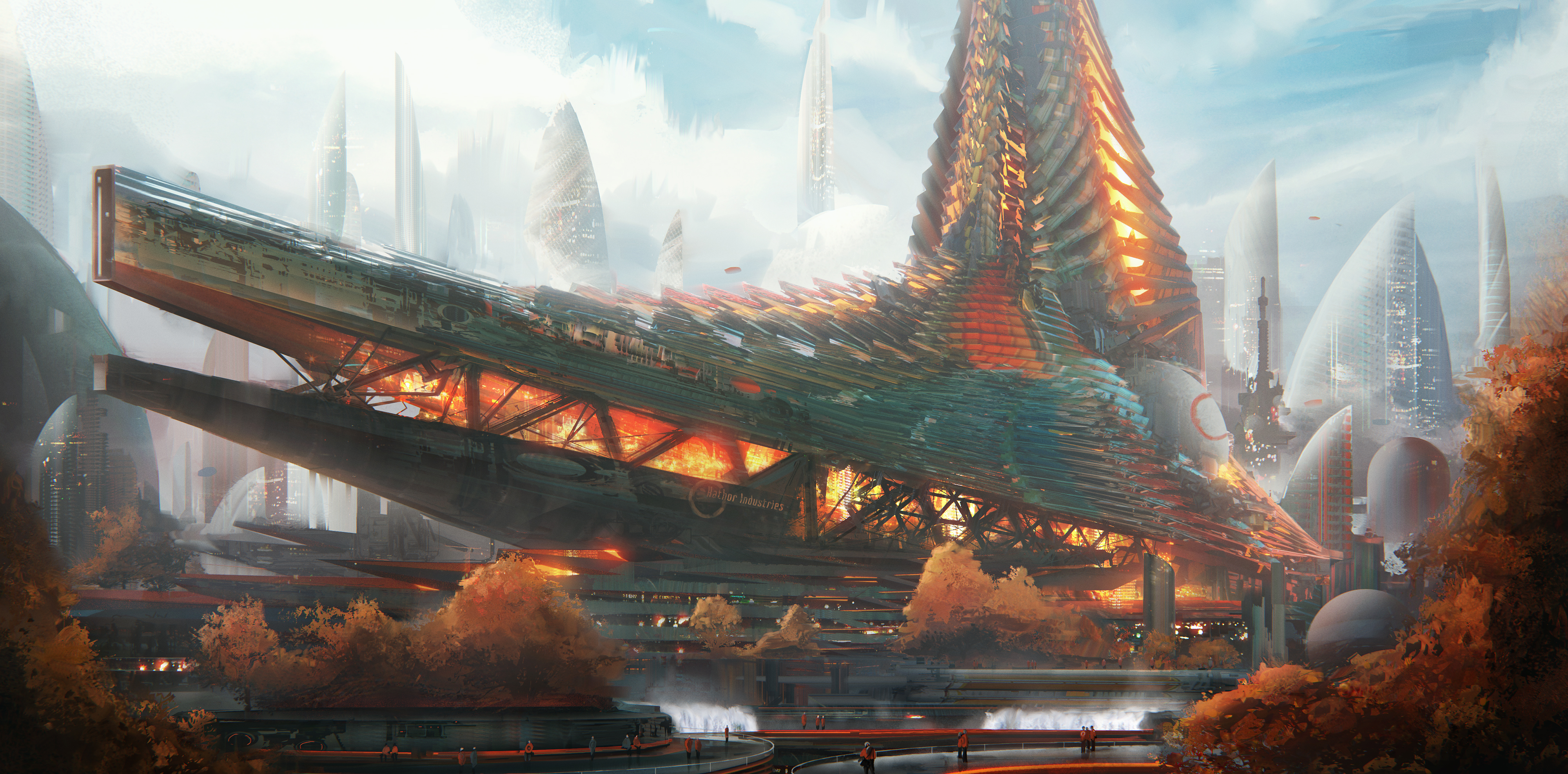 Hathor Industries headquarters by Tryingtofly
