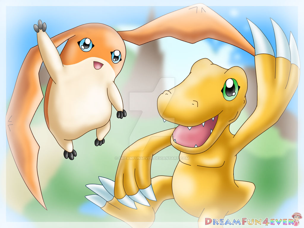 Agumon and Patamon (Digimon) by DreamFun4ever on DeviantArt