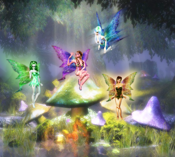 Mushroom Fairy Ring by MistressAmalin on DeviantArt