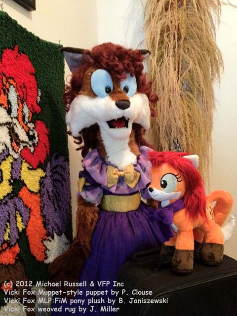 Vicki Fox puppet, Vicki Fox pony by VickiFox
